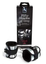 Серо-черные наручники Totally His - Fifty Shades of Grey - купить с доставкой в Химках