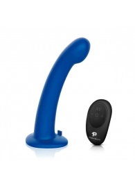 Синяя насадка Remote Control P-Spot G-Spot с черными трусиками - 20 см. - Pegasus - купить с доставкой в Химках