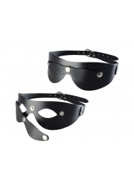 Черная кожаная маска  Новичок - Sitabella - купить с доставкой в Химках