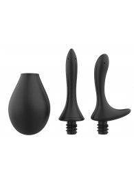 Черный анальный душ Nexus Anal Douche Set с 2 сменными насадками - Nexus Range - купить с доставкой в Химках