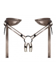 Бронзовый пояс для насадок Desirous Harness - Strap-on-me - купить с доставкой в Химках