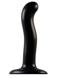 Черный фаллоимитатор-насадка Strap-On-Me P G spot Dildo size S - 16,4 см. - Strap-on-me - купить с доставкой в Химках