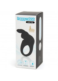 Черное эрекционное виброкольцо Happy Rabbit Rechargeable Rabbit Cock Ring - Happy Rabbit - в Химках купить с доставкой