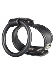 Двойное кольцо выносливости на пенис DUAL STAMINA RING - BlueLine - в Химках купить с доставкой