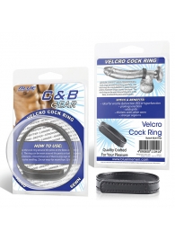 Кольцо на пенис из искусственной кожи на липучке VELCRO COCK RING - 5 см. - BlueLine - в Химках купить с доставкой