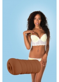Коричневый мастурбатор-вагина BRIANNA - Dream Toys - в Химках купить с доставкой