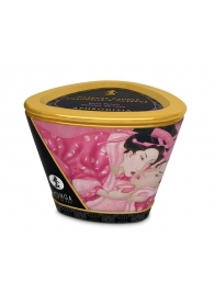Массажная свеча Rose Petals с ароматом розы - 170 мл. - Shunga - купить с доставкой в Химках