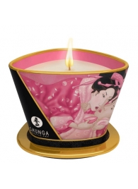 Массажная свеча Rose Petals с ароматом розы - 170 мл. - Shunga - купить с доставкой в Химках