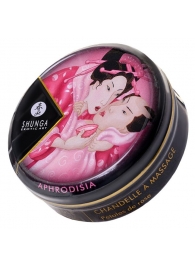 Массажная свеча Rose Petals с ароматом розы - 30 мл. - Shunga - купить с доставкой в Химках