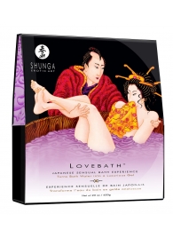 Соль для ванны Lovebath Sensual lotus, превращающая воду в гель - 650 гр. - Shunga - купить с доставкой в Химках