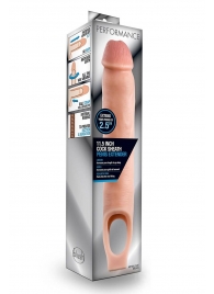 Телесная насадка на пенис 11.5 Inch Cock Sheath Penis Extender - 29,2 см. - Blush Novelties - в Химках купить с доставкой