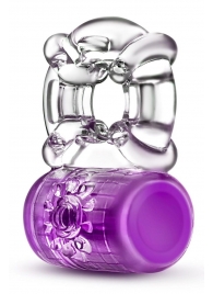 Фиолетовое эрекционное виброкольцо Pleaser Rechargeable C-Ring - Blush Novelties - в Химках купить с доставкой