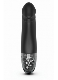 Черный вибратор с электростимуляцией Real Deal Neal - 16,5 см. - MyStim - купить с доставкой в Химках