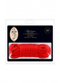 Красная веревка для фиксации - 10 м. - Sweet Caress - купить с доставкой в Химках