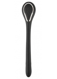 Черный гибкий уретральный стимулятор с вибрацией Vibrating Bendable Dilator - 13,5 см. - Orion - купить с доставкой в Химках