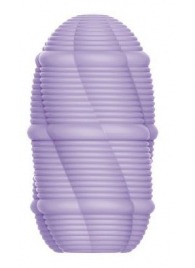 Сиреневый мастурбатор-яйцо Smooth Stripes - Baile - в Химках купить с доставкой