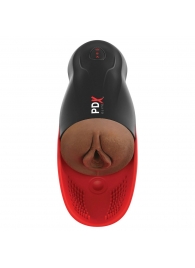 Коричневый мастурбатор-вагина с вибрацией Fuck-O-Matic 2 - Pipedream - в Химках купить с доставкой