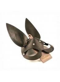 Черная гладкая маска  Зайка  с длинными ушками - Crazy Handmade - купить с доставкой в Химках