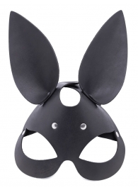 Черная гладкая маска  Зайка  с длинными ушками - Crazy Handmade - купить с доставкой в Химках