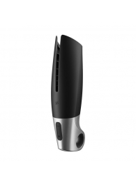 Черный мастурбатор с вибрацией Power Masturbator - Satisfyer - в Химках купить с доставкой