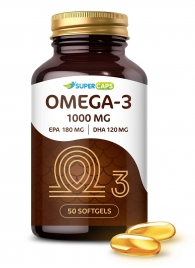 Пищевая добавка SuperCaps OMEGA-3 - 50 капсул (1000 мг) - SuperCaps - купить с доставкой в Химках