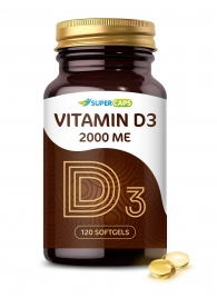 Пищевая добавка SuperCaps VITAMIN D3 2000 ME - 120 капсул - SuperCaps - купить с доставкой в Химках
