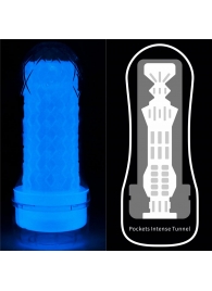 Светящийся в темноте мастурбатор Lumino Play Masturbator Pocketed - Lovetoy - в Химках купить с доставкой