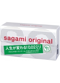 Ультратонкие презервативы Sagami Original 0.02 - 10 шт. - Sagami - купить с доставкой в Химках