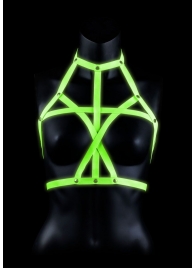 Портупея Bra Harness с неоновым эффектом - размер L-XL - Shots Media BV - купить с доставкой в Химках
