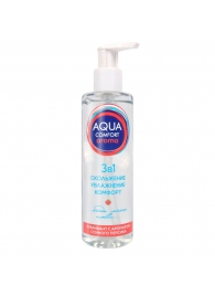 Гель-лубрикант на водной основе Aqua Comfort Aroma с ароматом персика - 195 гр. - Биоритм - купить с доставкой в Химках