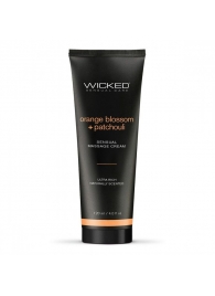 Массажный легкий крем WICKED Orange Blossom plus Patchouli - 120 мл. - Wicked - купить с доставкой в Химках