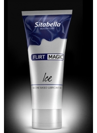 Силиконовая гель-смазка FLIRT MAGIC Ice с лёгким пролонгирующим эффектом - 75 мл. - Sitabella - купить с доставкой в Химках
