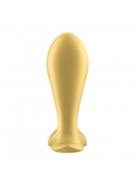 Золотистый анальный вибростимулятор Intensity Plug - Satisfyer - в Химках купить с доставкой