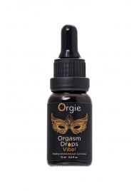 Возбуждающий гель для клитора ORGIE Orgasm Drops Vibe - 15 мл. - ORGIE - купить с доставкой в Химках