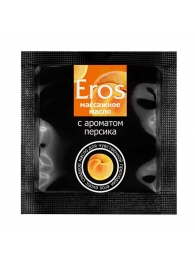 Саше массажного масла Eros exotic с ароматом персика - 4 гр. - Биоритм - купить с доставкой в Химках