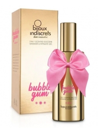 Гель с ароматом жвачки Bubblegum 2-in-1 Scented Silicone Massage And Intimate Gel - 100 мл. - Bijoux Indiscrets - купить с доставкой в Химках