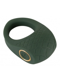 Зеленое эрекционное виброкольцо Luxurious Vibro Cock Ring - Orion - в Химках купить с доставкой