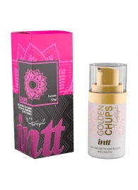 Возбуждающий гель Golden Chups с малиновым ароматом - 17 мл. - INTT - купить с доставкой в Химках