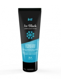 Лубрикант на водной основе Ice Black с ледяным эффектом - 50 мл. - INTT - купить с доставкой в Химках