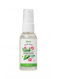 Съедобная гель-смазка Yovee «Мятный поцелуй» с Д-пантенолом и вкусом мяты - 50 мл. - ToyFa - купить с доставкой в Химках