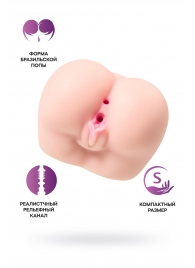Реалистичный мастурбатор Paula с 2 любовными тоннелями - ToyFa - в Химках купить с доставкой