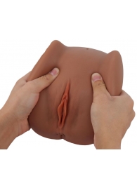 Мастурбатор Black Beauty - вагина и анус - S-HANDE - в Химках купить с доставкой