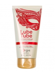 Интимный гель на водной основе Lube Tube Hot с разогревающим эффектом - 150 мл. - ORGIE - купить с доставкой в Химках