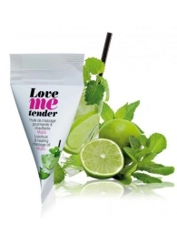Съедобное согревающее массажное масло Love Me Tender Mojito с ароматом мохито - 10 мл. - Love to Love - купить с доставкой в Химках