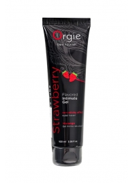 Интимный гель на водной основе Lube Tube Strawberry с клубничным вкусом - 100 мл. - ORGIE - купить с доставкой в Химках