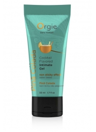 Съедобный интимный гель Orgie Lube Tube Cocktail Pina Colada - 50 мл. - ORGIE - купить с доставкой в Химках