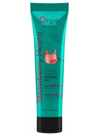 Съедобный интимный гель Orgie Lube Tube Cocktail Strawberry Mojito - 100 мл. - ORGIE - купить с доставкой в Химках