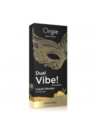 Съедобный гель Dual Vibe Pina Colada с эффектом вибрации и вкусом коктейля пина колада - 15 мл. - ORGIE - купить с доставкой в Химках
