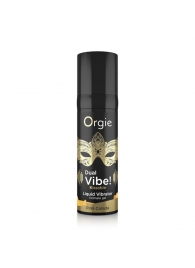 Съедобный гель Dual Vibe Pina Colada с эффектом вибрации и вкусом коктейля пина колада - 15 мл. - ORGIE - купить с доставкой в Химках