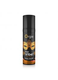 Съедобный гель Dual Vibe Sex On The Beach с эффектом вибрации и вкусом коктейля «секс на пляже» - 15 мл. - ORGIE - купить с доставкой в Химках